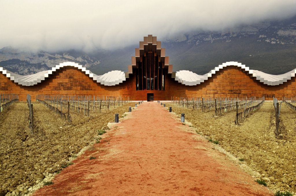 Bodegas Ysios, designed by Santiago Calatrava